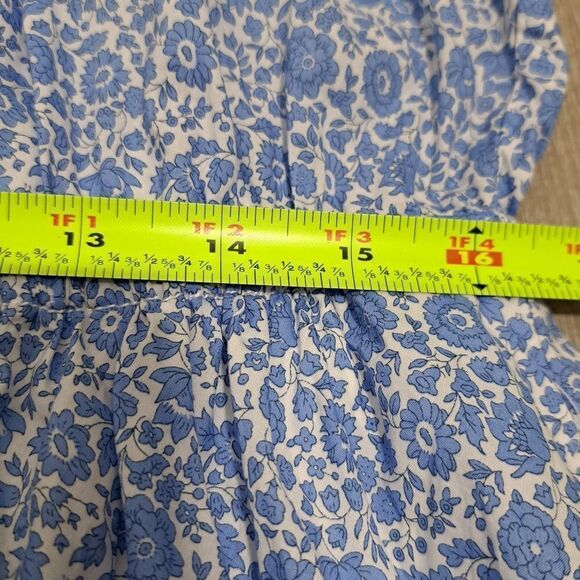 J. Crew Liberty London Blue Floral Dress - Picture 7 of 15